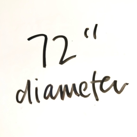 Vintage 70’s table cloth eyelet 72” sheer cartoon girl country kitsch 0263 - Picture 8 of 9